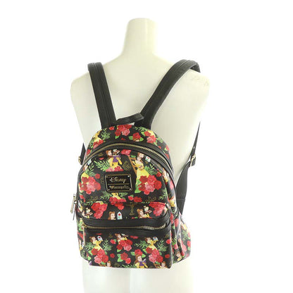 Rare Loungefly Disney Beauty and the Beast Rucksack Daypack Multicolor Used in J