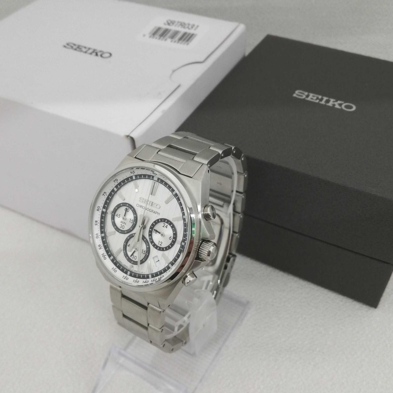 Seiko Watch Chronograph Quartz SS 8T63-01T0 Used in Japan