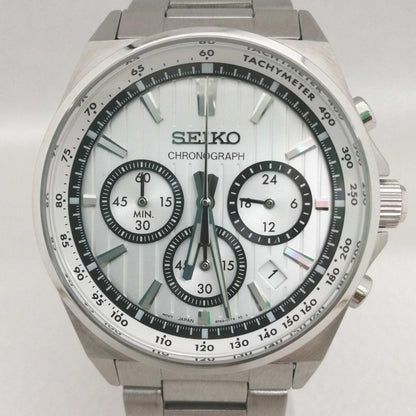 Seiko Watch Chronograph Quartz SS 8T63-01T0 Used in Japan