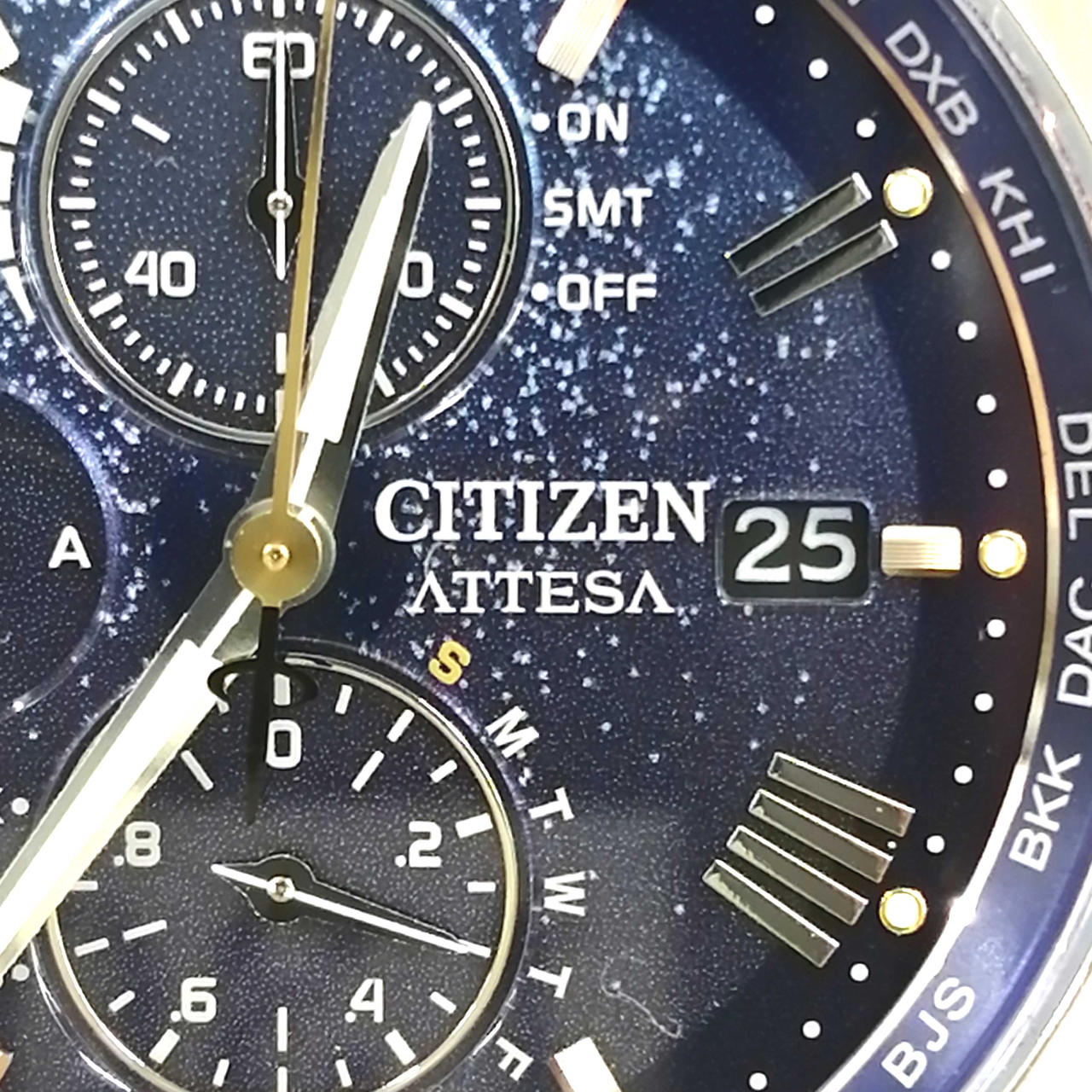 Citizen Watch Eco Drive Solar Radio Wave H800-A1CDW01 Used in Japan