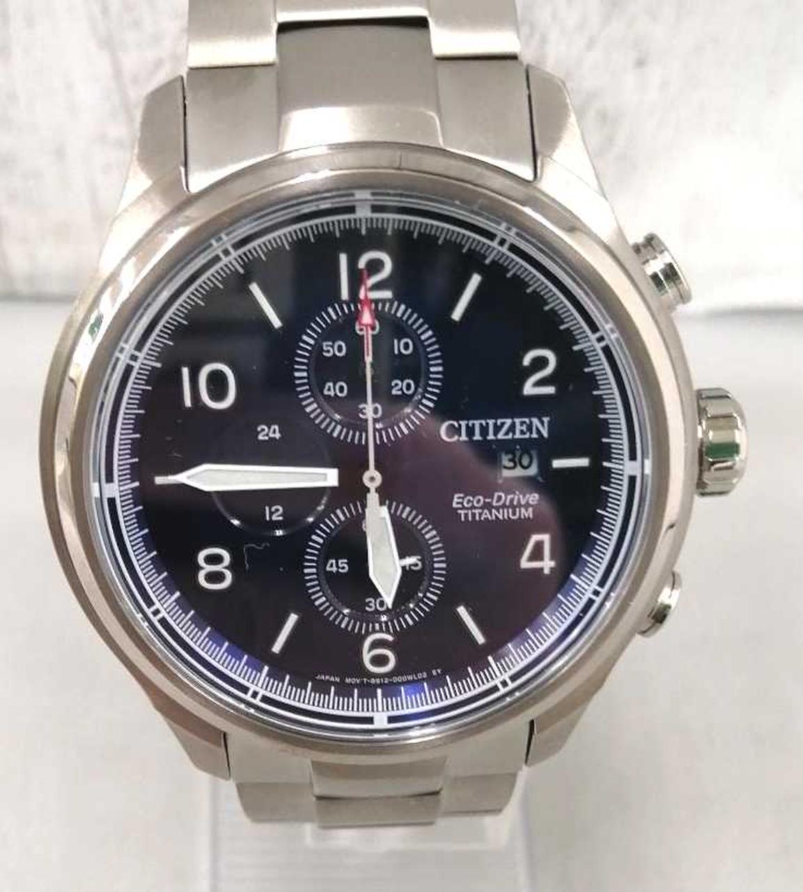 Citizen Watch Eco Drive Chronograph CA0810-88L Used in Japan