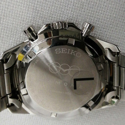 Seiko Watch Chronograph Quartz 8T63-01M0 Used in Japan