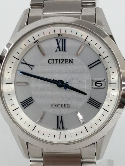 Citizen Watch Eco Drive Exceed Solar Radio Wave AS7090-69A Used in Japan