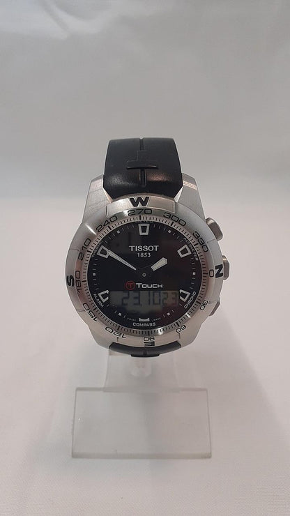 Tissot Watch T-Touch Black Chronograph Dial  T047.420.17.051.00  Used in Japan