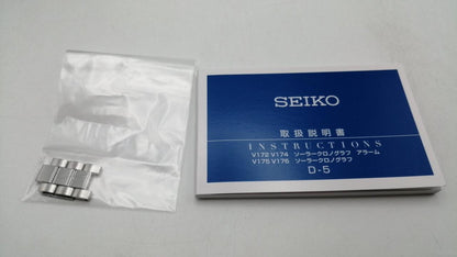 Seiko Watch Chronograph Solar SS SBPY165 Used in Japan