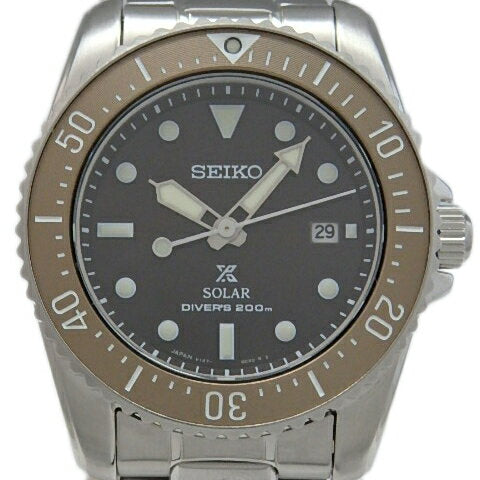 Seiko Watch Prospex Diver's Scuba Solar Men's SBDN071 Used in Japan