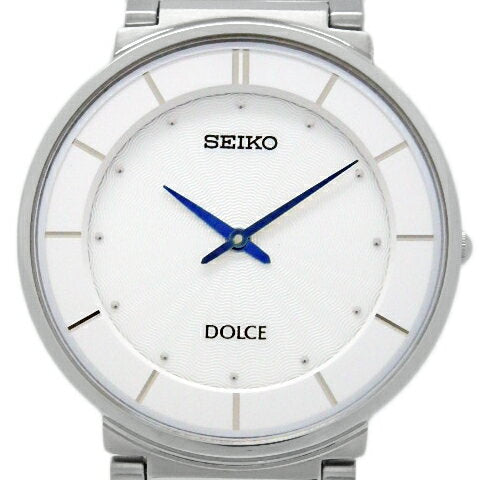 Seiko Watch Dolce&Exceline Men's Quartz Silver SACK015 Used in Japan