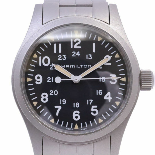 Hamilton Khaki Field Mechanical Manual Winding Men's Watch H69439131 Used in Jap