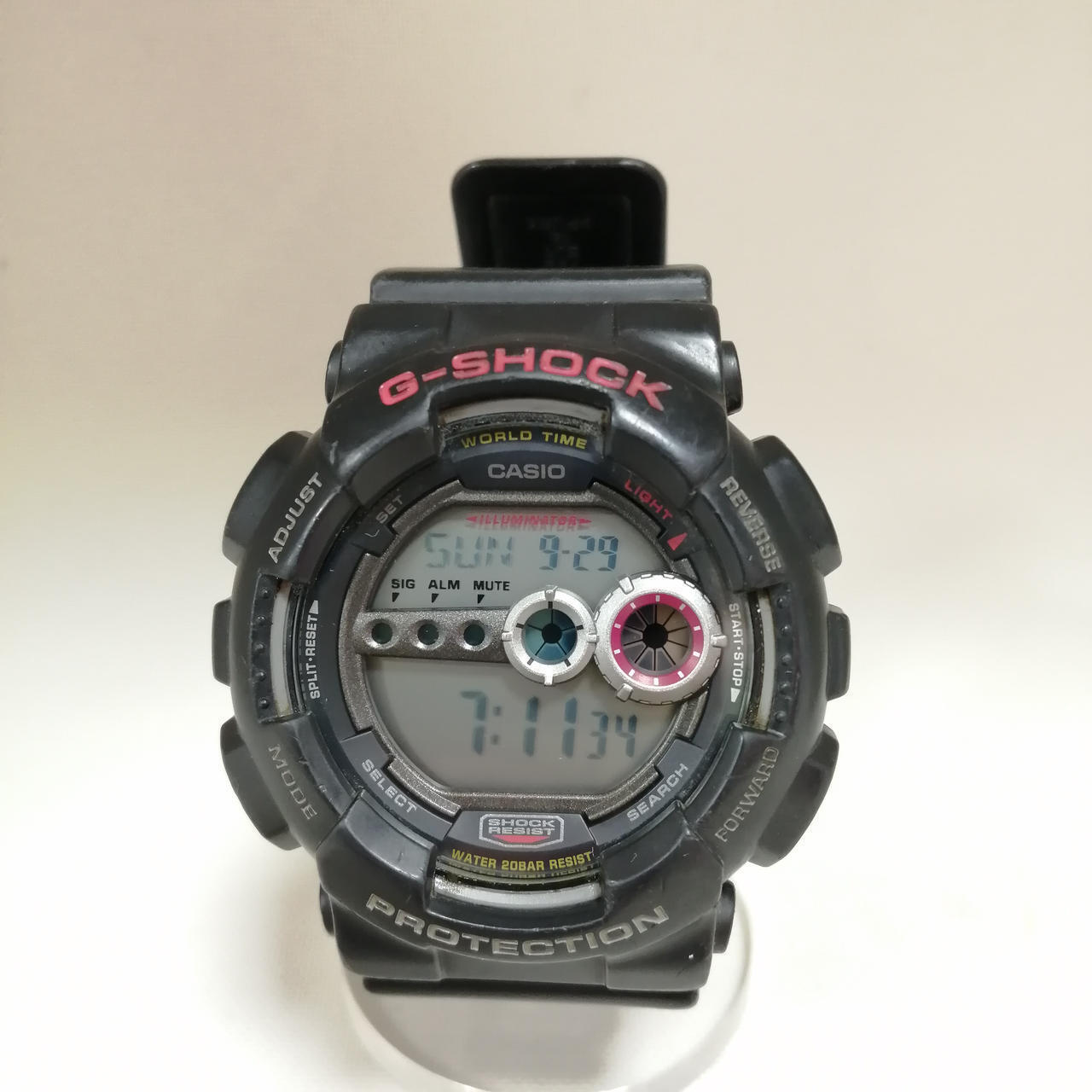 CASIO G-SHOCK: GD-100 Black Used in Japan F/S