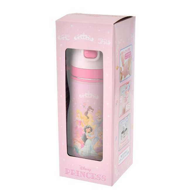 New Disney Princess Water Bottle with Strap Romantic Princess Back to School NEW