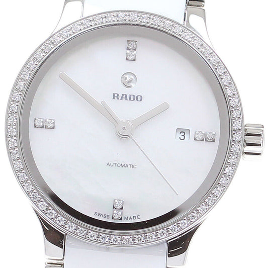 Rado Watch Centrix Diamond Bezel Automatic Ladies w/Box and paper Used in Japan