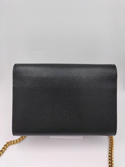 GUCCI model number: 401232.2067 Chain bag GG Marmont BLK Used in Japan F/S