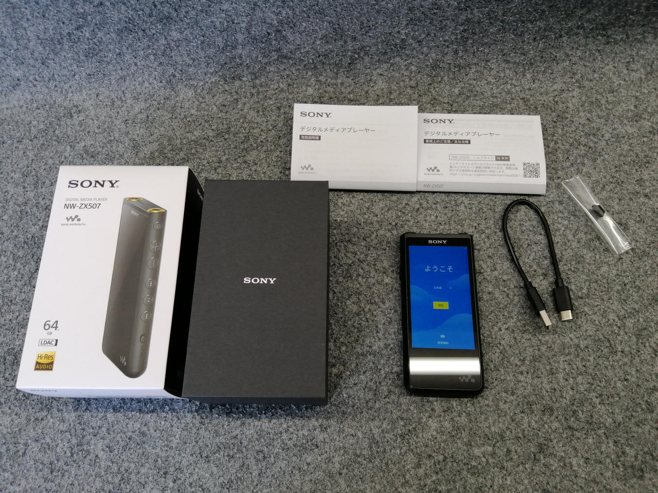 SONY Walkman Model number: NW-ZX507 Used in Japan F/S 24080804