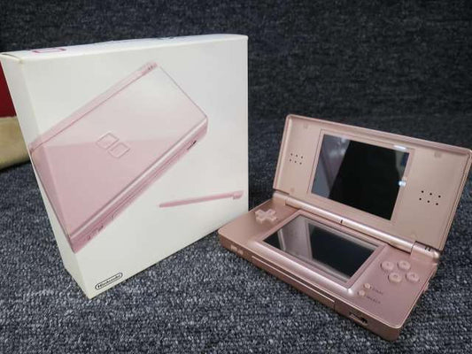 Nintendo DS Lite USG-001 Pearl Pink Used in Japan F/S