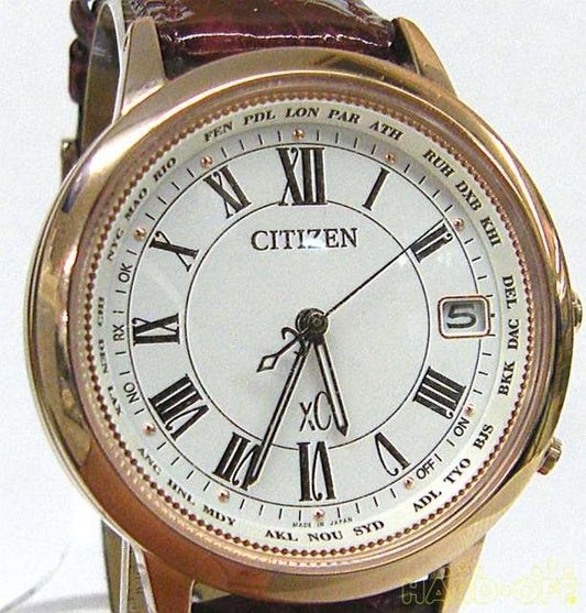 Citizen Watch Eco Drive Quartz Analog CB1104-05A Used in Japan