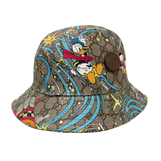 Gucci Hat Size M/58cm Disney Donald collaboration GG Supreme blue Used in Japan