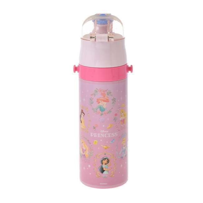 New Disney Princess Water Bottle with Strap Romantic Princess Back to School NEW