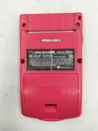 Nintendo Gameboy Color Red CGB-001 Used in Japan F/S