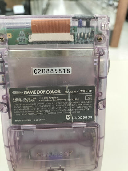 NINTENDO model number: CGB-001 Game Boy Color Used in Japan F/S