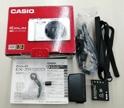 Casio Digital Camera EX-ZR1300 w/box Used in Japan F/S