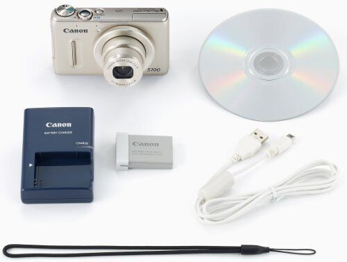 Canon Digital Camera PowerShot S100 Silver PSS100(SL) New