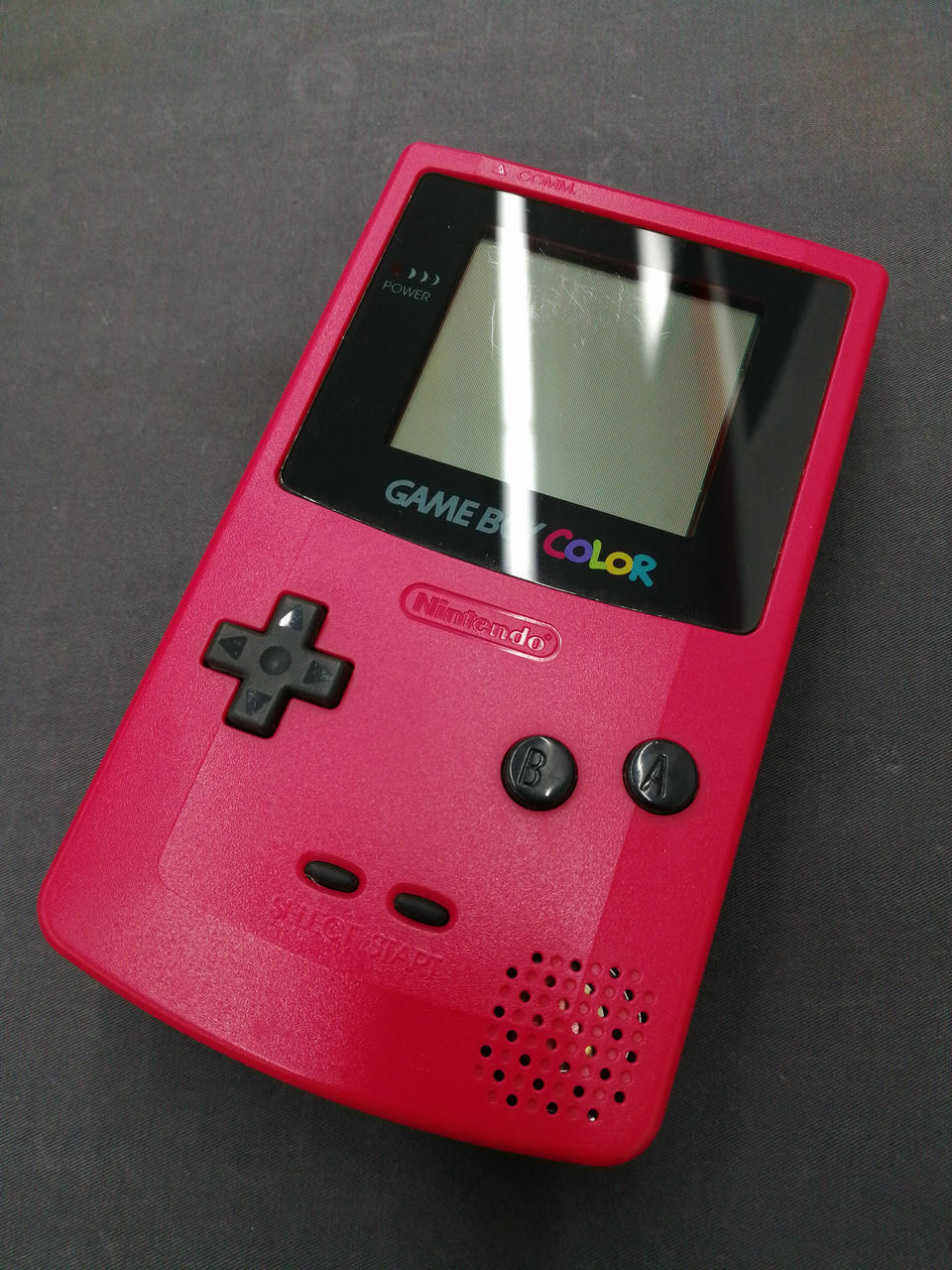 Nintendo Game Boy Color red Model No.: CGB-001 Used in Japan F/S