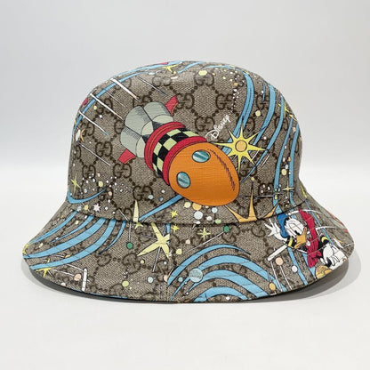 Gucci Hat Size M/58cm Disney Donald collaboration GG Supreme blue Used in Japan