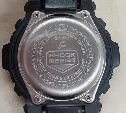 CASIO G-SHOCK Model number: AWG-M100BW Used in Japan F/S