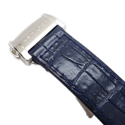 Hamilton Watch Jazzmaster Gent Men's SS Blue Dial H32451641 Used in Japan F/S