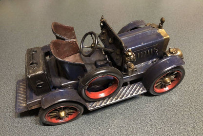 Rare Tin Toy classic car handmade old car Used in Japan