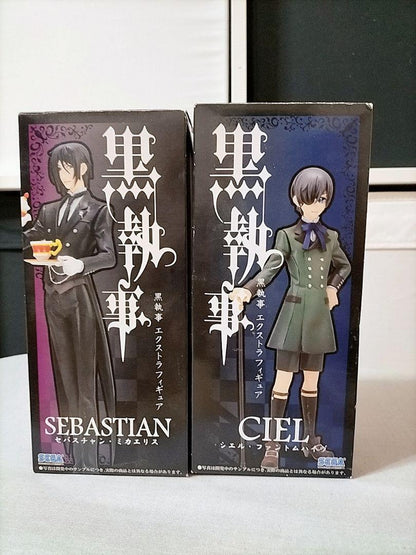 Rare Black Butler figure Ciel & Sebastian Extra Figures set of 2 From Japan F/S