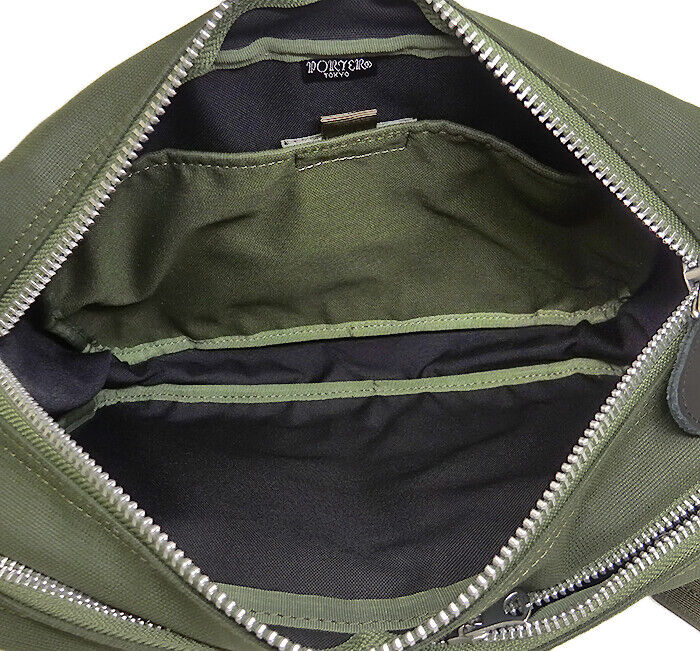 Near Mint Porter Yashida bag shoulder bag Flying Ace, canvas khaki green JPN F/S