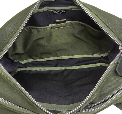 Near Mint Porter Yashida bag shoulder bag Flying Ace, canvas khaki green JPN F/S