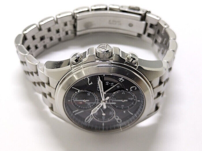 Seiko Watch Credor Pacificique Men's Chronograph SS Automatic 6S77-00B0 Used