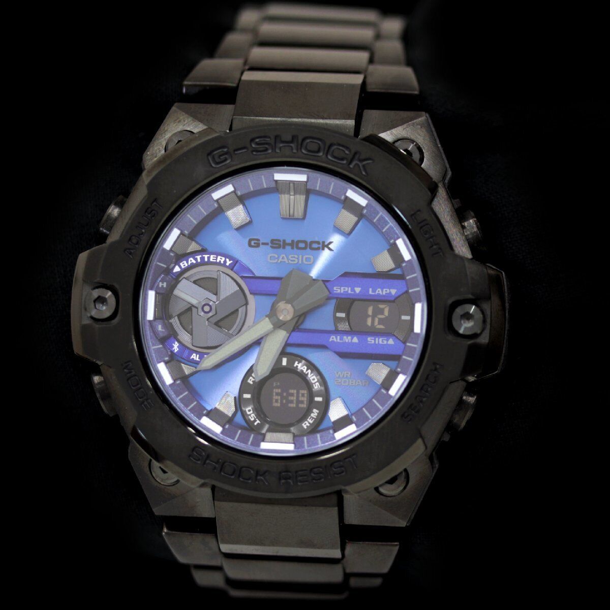 Near Mint Casio G-Shock Watch Tough Solar Quartz GST-B400BD Used in Japan F/S