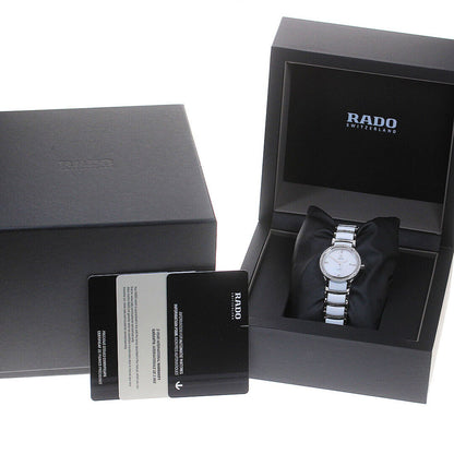 Rado Watch Centrix Diamond Bezel Automatic Ladies w/Box and paper Used in Japan