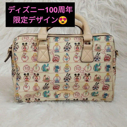 Rare Samantha × Disney Collaboration Bag: Mickey, Rapunzel Used in Japan F/S