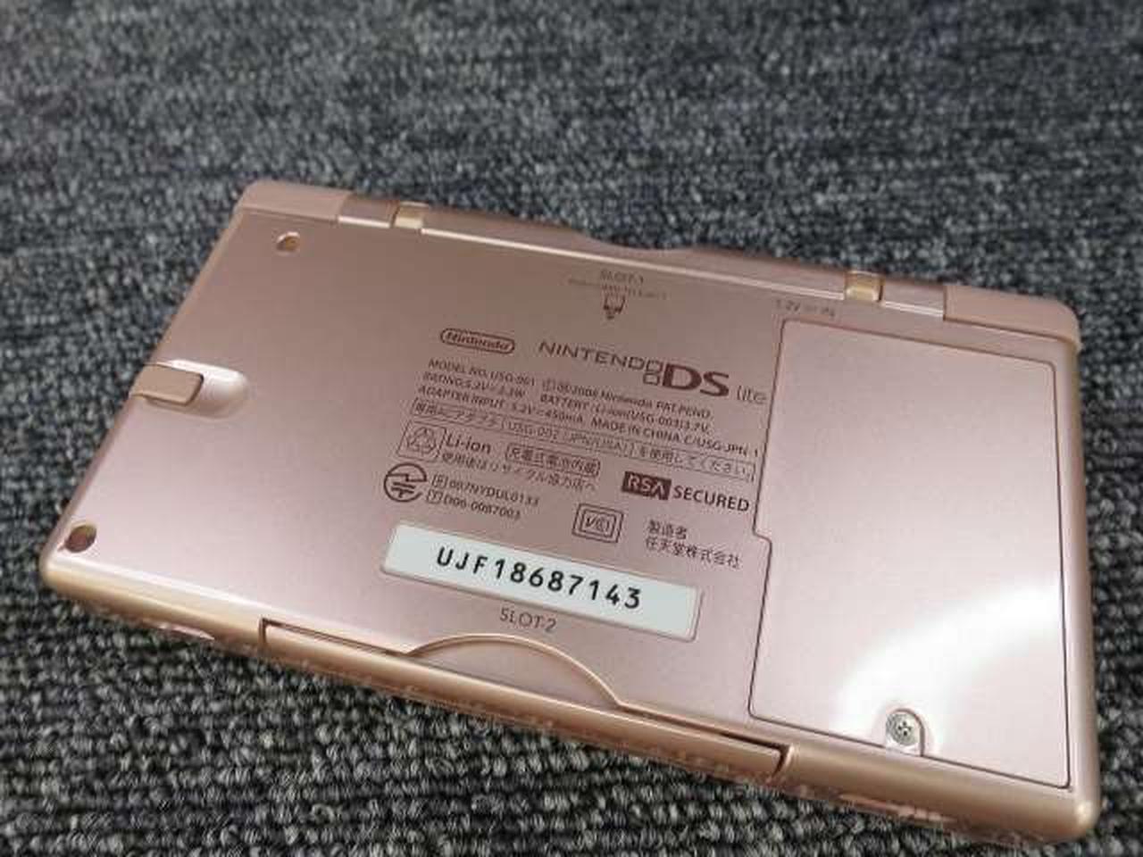 Nintendo DS Lite USG-001 Pearl Pink Used in Japan F/S