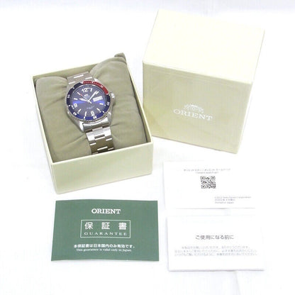 Orient Mako Watch SAA02009D3 Diver Blue Red Bezel Automatic Men's Used in Japan