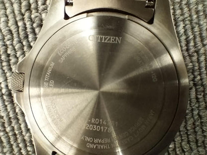 Citizen Watch ‎Eco-Drive Promaster H100-R014731 Used in Japan F/S