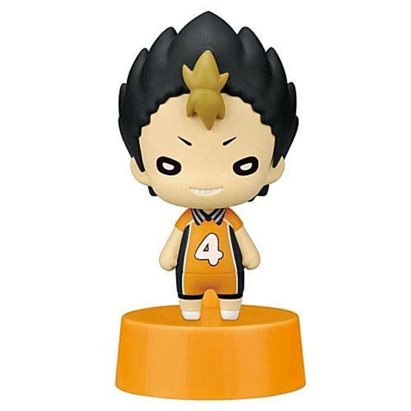 Haikyu!! Nitotan Figure Mascot 4.Nishitani Yu (Single Item) Brand] : TAKARATOMY