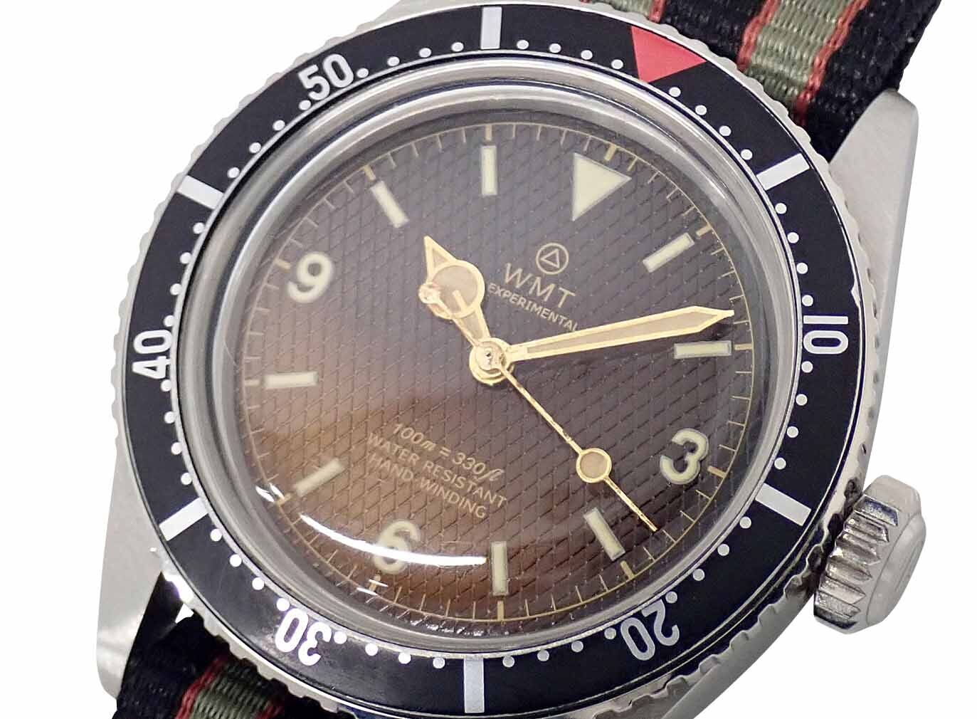 WMT WATCH Sea Diver Honeycomb Tropical 135-01 w/box & paper Used in Japan F/S