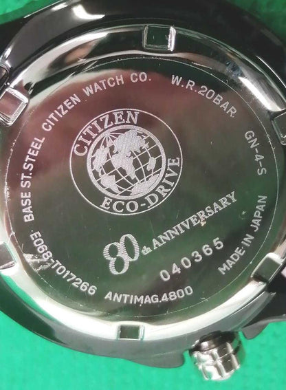 Citizen Watch Eco Drive SS Solar radio E068-T017266 Used in Japan