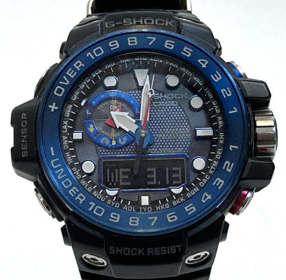 Casio Watch G-shock Gulfmaster Series Triple Sensor GWN-1000B Used in Japan