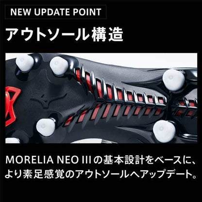 Mizuno Morelia Neo 4 Japan Soccer Shoes Fixed P1GA233001 US10 New F/S