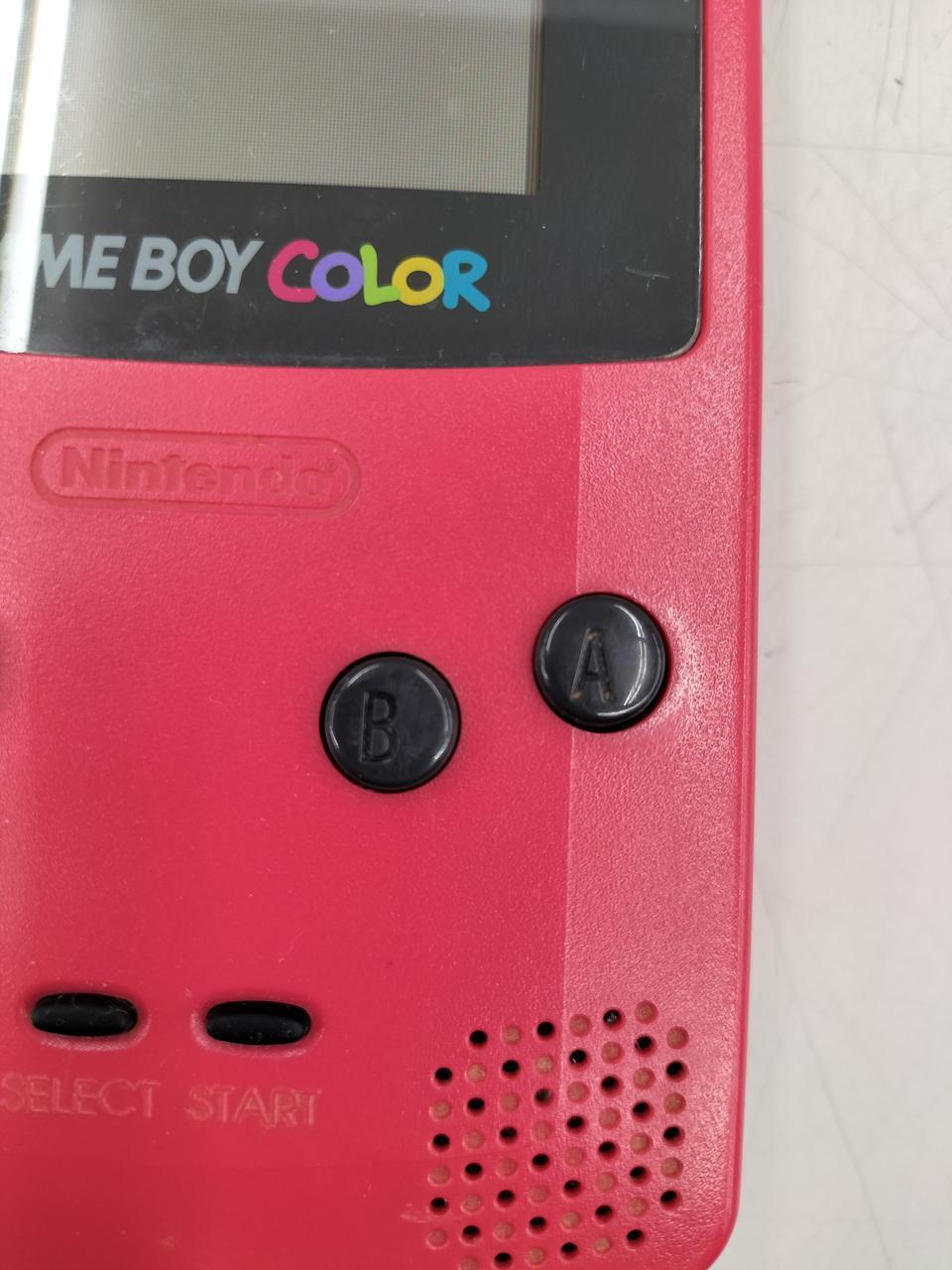 Nintendo Gameboy Color Red CGB-001 Used in Japan F/S