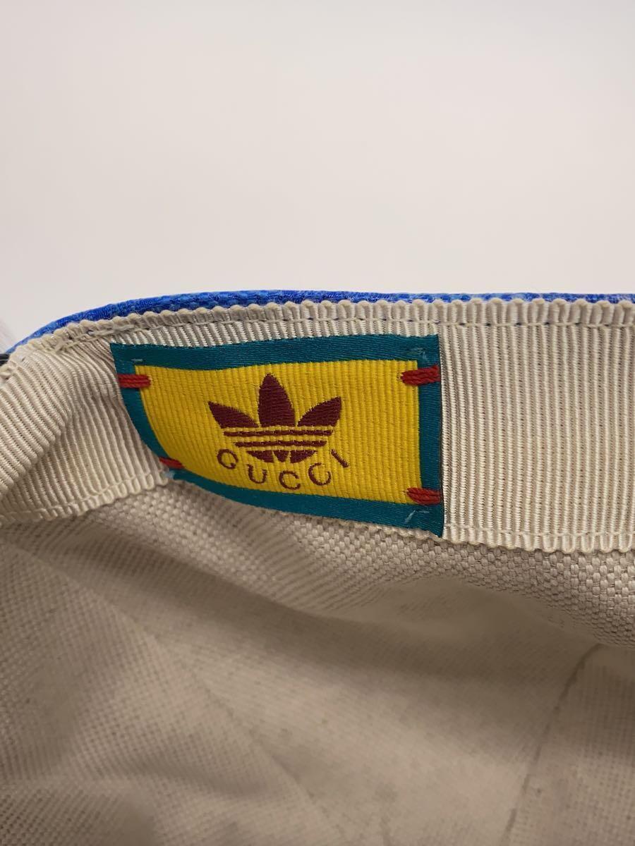 Rare GUCCI Adidas GG Canvas Baseball Cap M size Nylon Men's Used in Japan