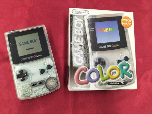 Nintendo Gameboy Color Clear CGB-001 Used in Japan F/S