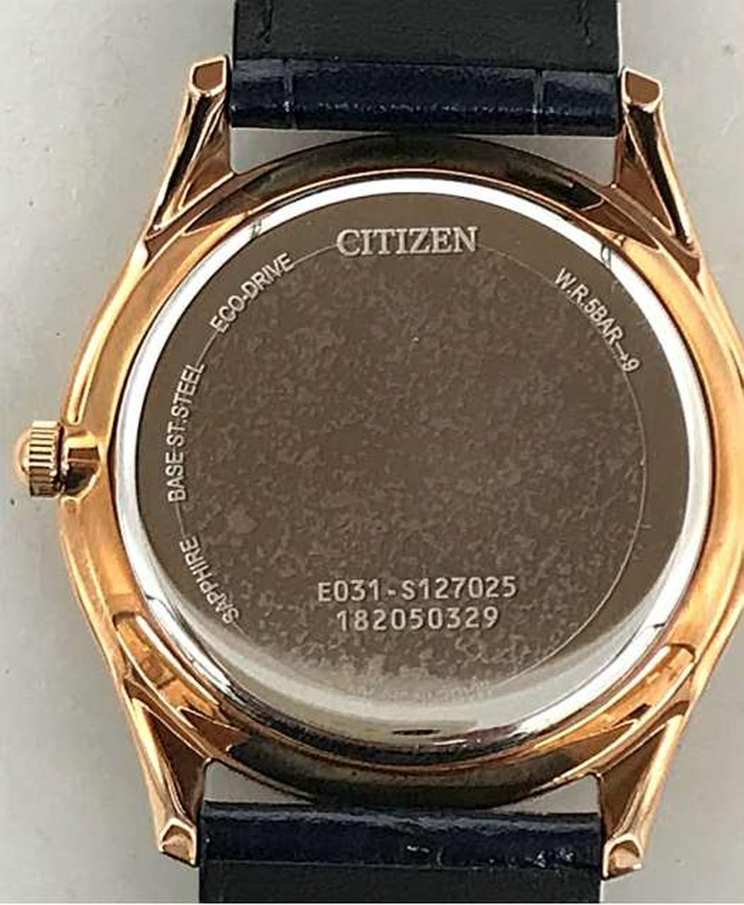 Citizen Watch Eco Drive SS E031-S127025 Used in Japan