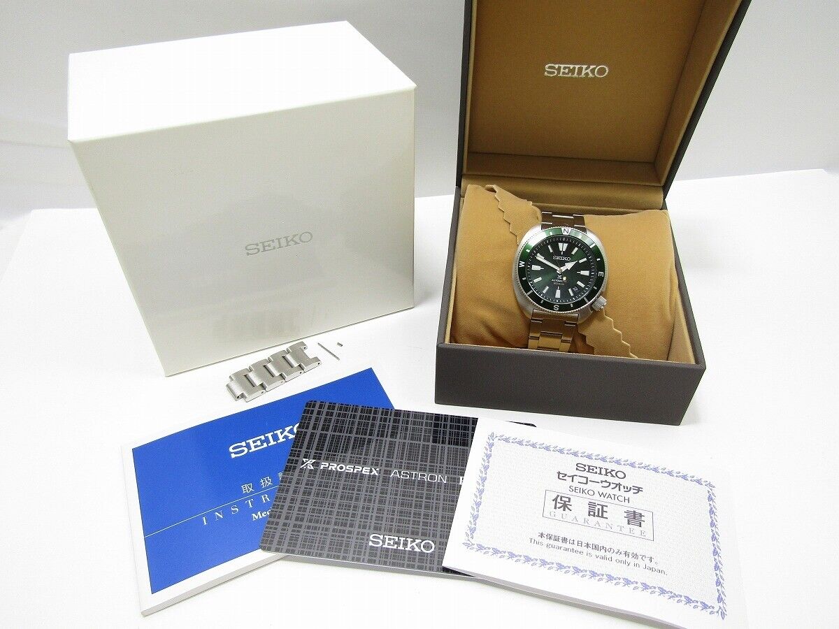 Seiko Watch Prospex Diver Scuba Automatic Green dial SBDY111 Used in Japan F/S